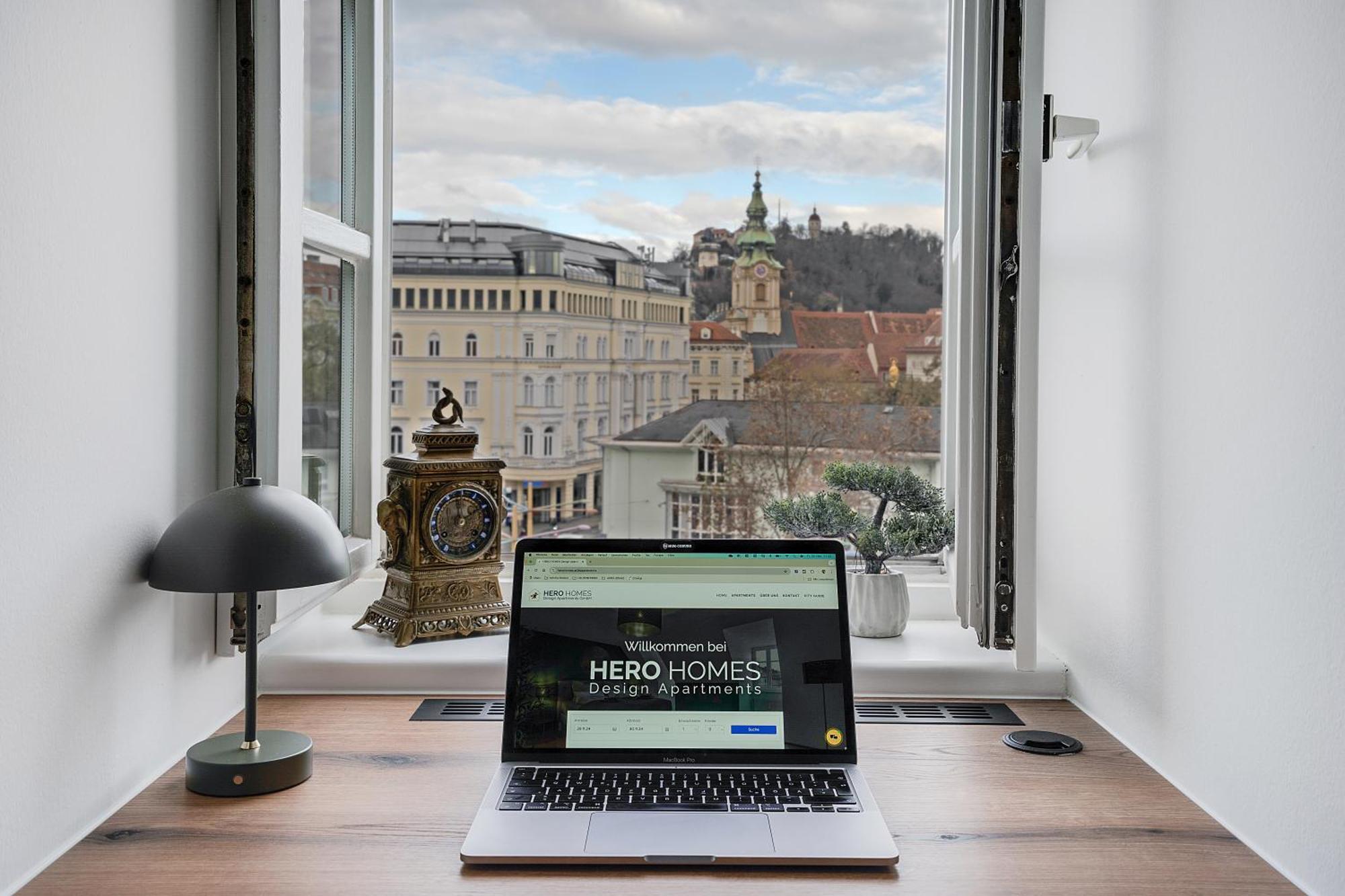 Schlossberg Panorama By Hero Homes - Erstklassige Lage Im Historischen Zentrum - Self-check-in Apartament